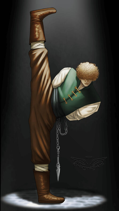 Liam (personagem original) + Trend Chinese military dance